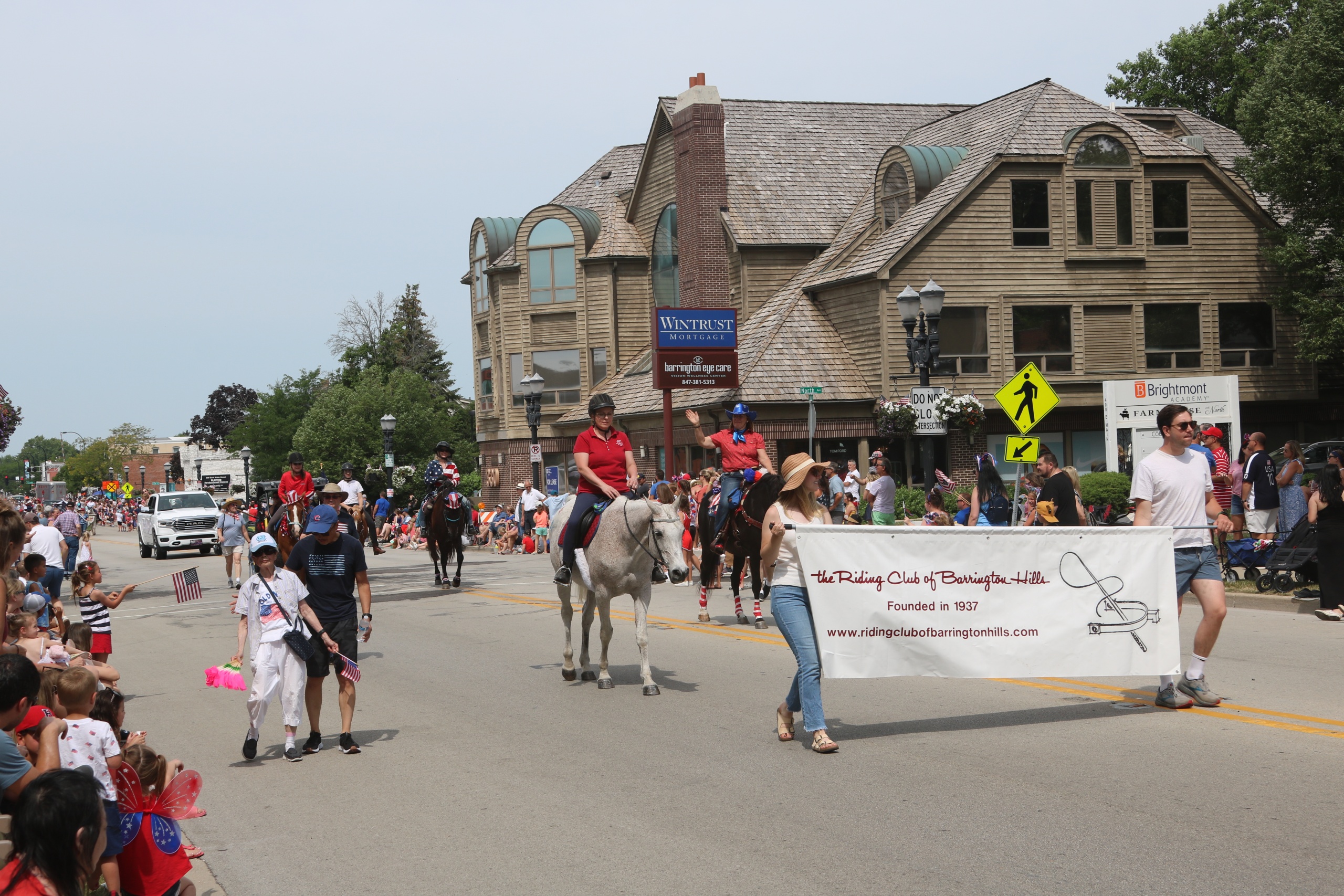 4th of July 2022 Barrington Parade included RCBH Participation Riding