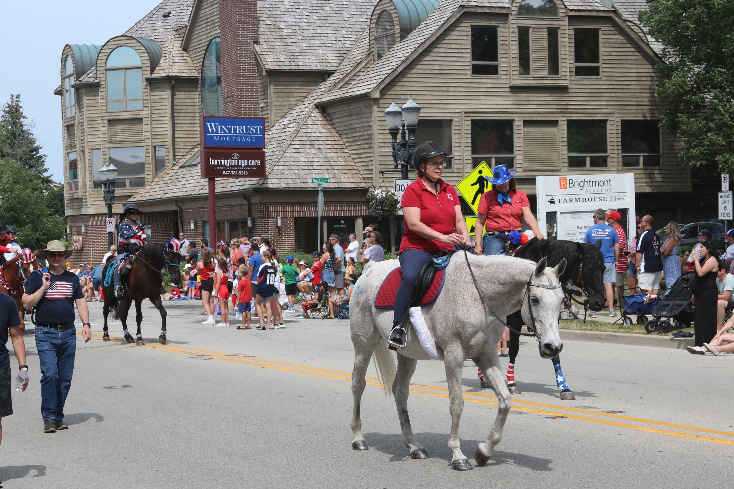 4th of July 2022 Barrington Parade included RCBH Participation Riding